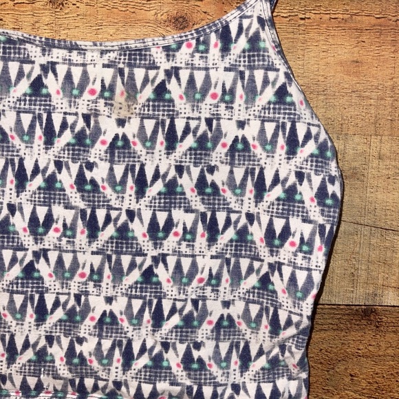 Decree Aztec Cropped Tank Top - Picture 2 of 4